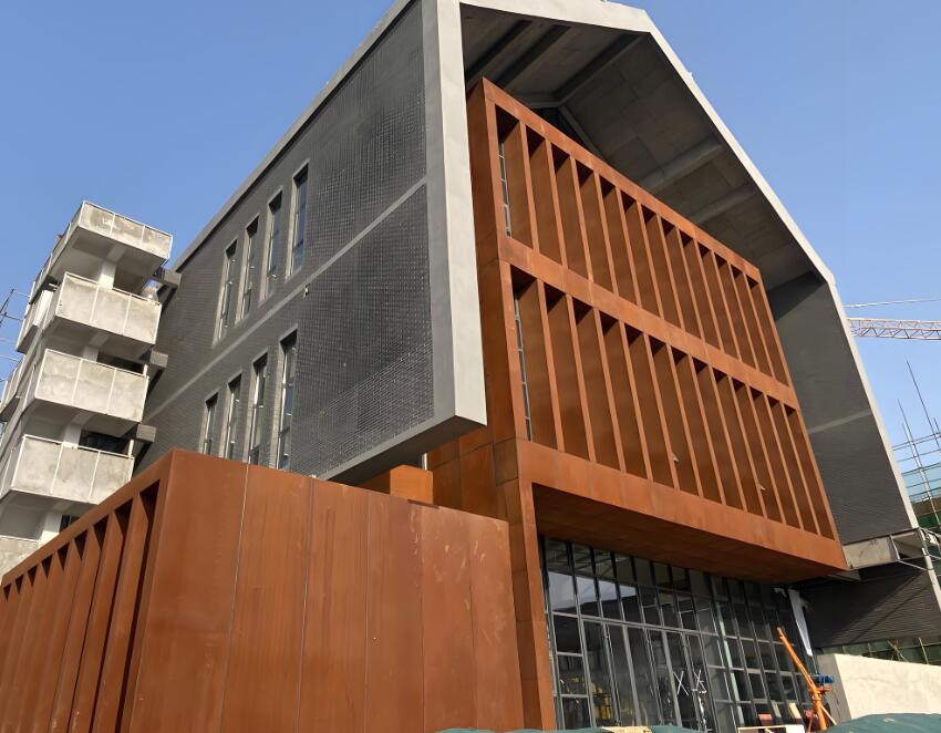 五峰耐候钢幕墙